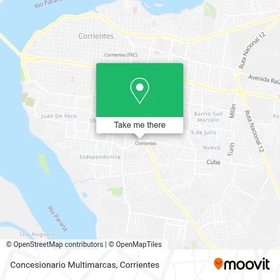 Concesionario Multimarcas map