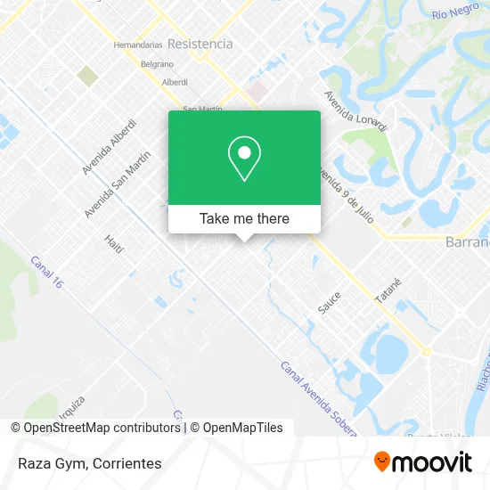 Raza Gym map