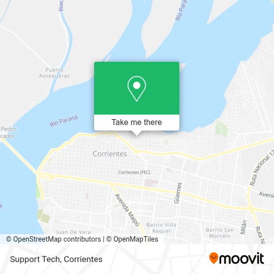 Support Tech map