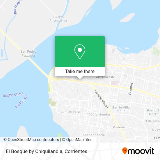 El Bosque by Chiquilandia map