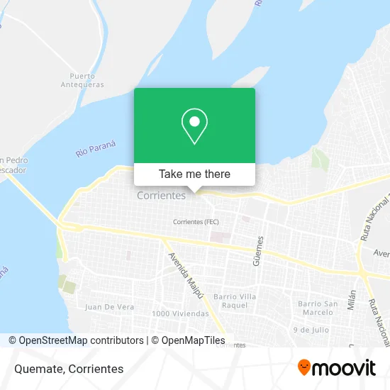 Quemate map