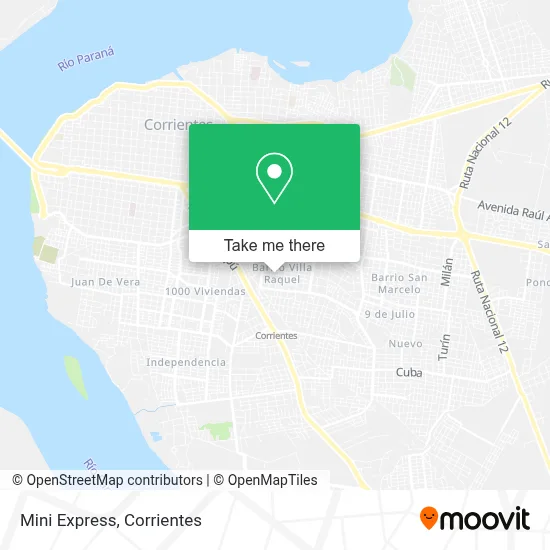 Mini Express map