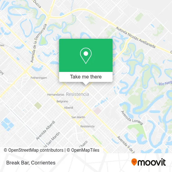 Break Bar map