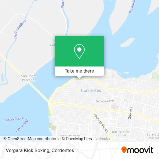Vergara Kick Boxing map