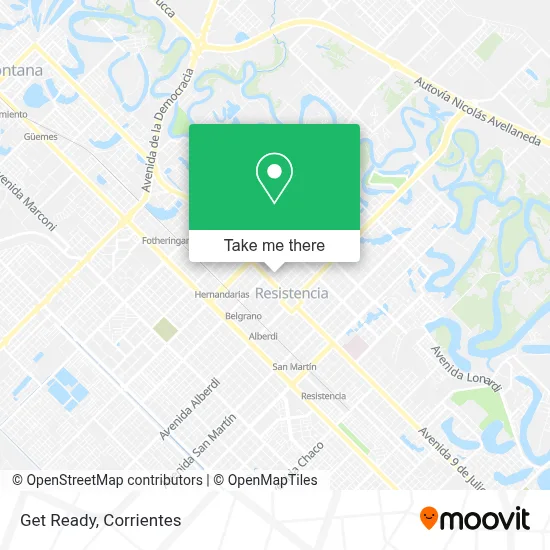 Get Ready map