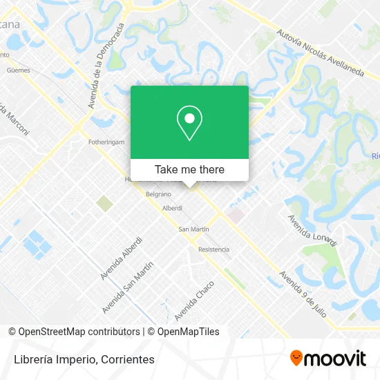 Librería Imperio map