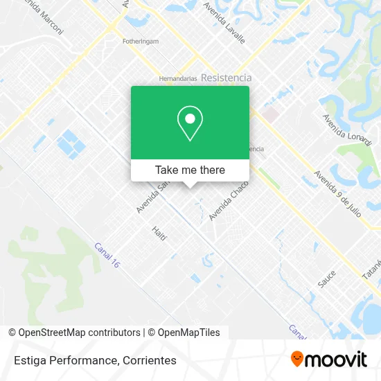 Estiga Performance map
