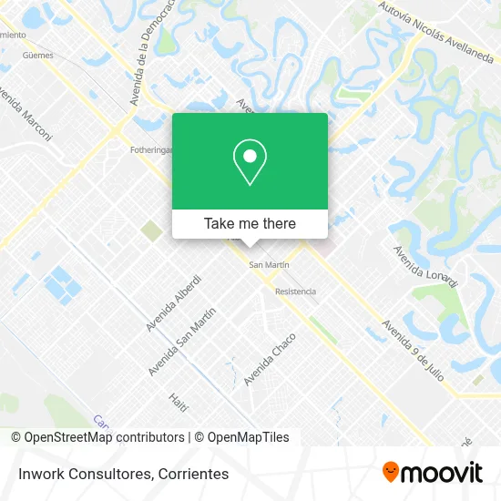 Inwork Consultores map