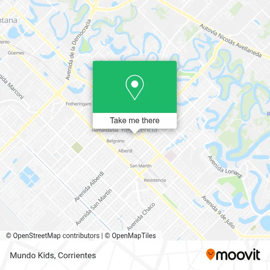 Mundo Kids map