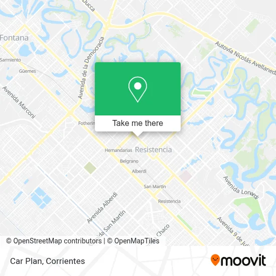 Car Plan map
