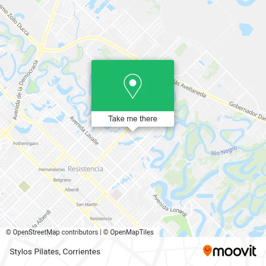 Stylos Pilates map