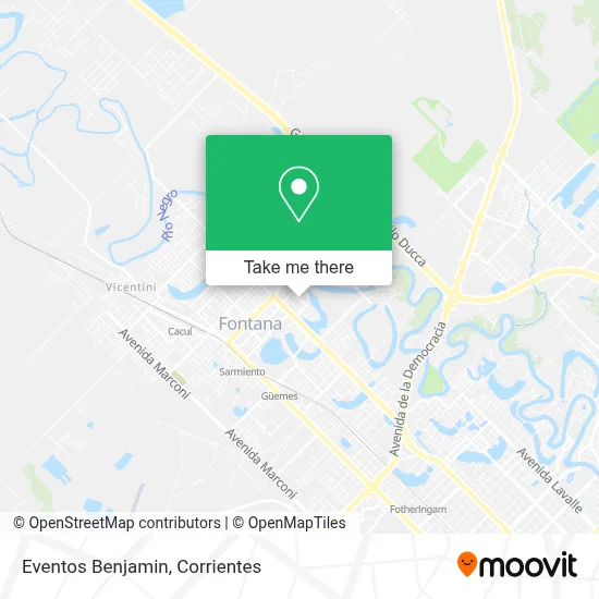 Eventos Benjamin map