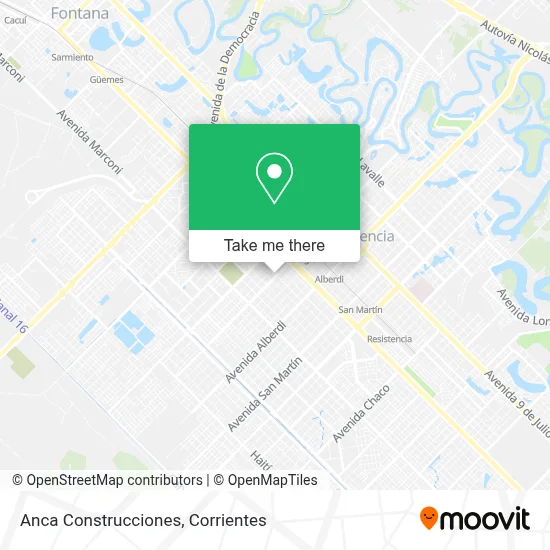 Anca Construcciones map