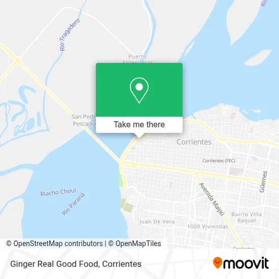 Ginger Real Good Food map