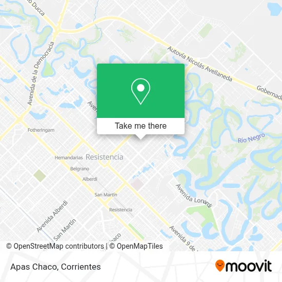 Apas Chaco map