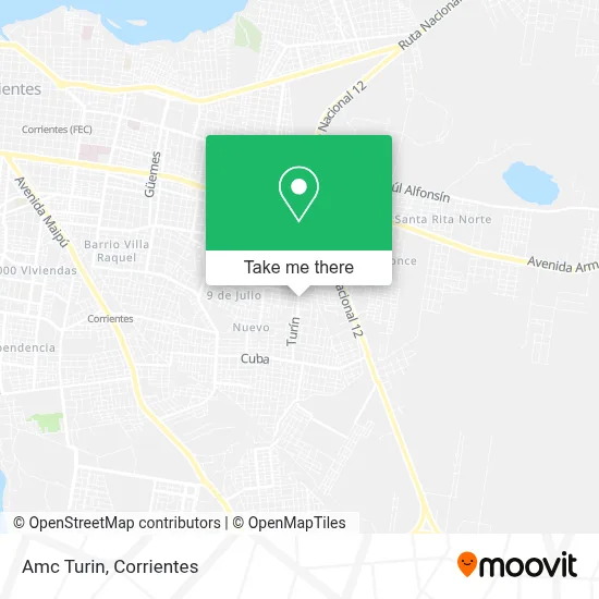 Amc Turin map