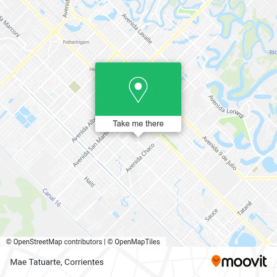 Mae Tatuarte map