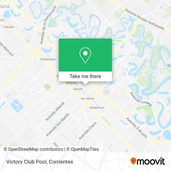 Victory Club Pool map