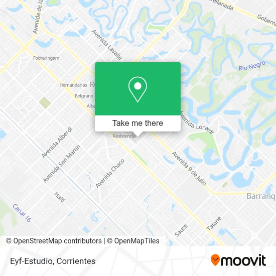Eyf-Estudio map