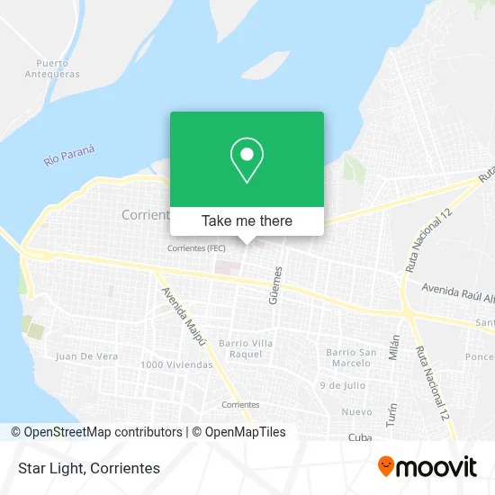 Star Light map