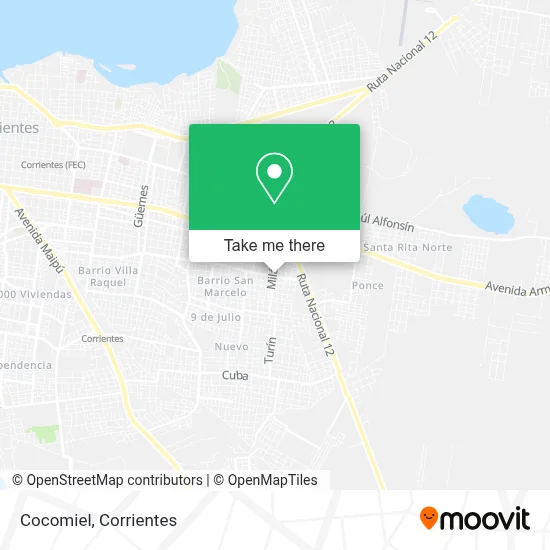 Cocomiel map