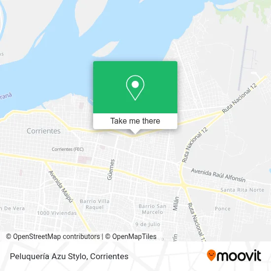 Peluquería Azu Stylo map