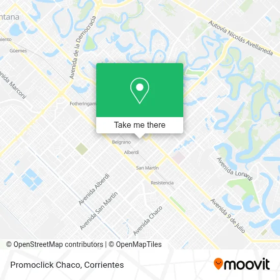 Promoclick Chaco map