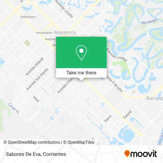 Sabores De Eva map