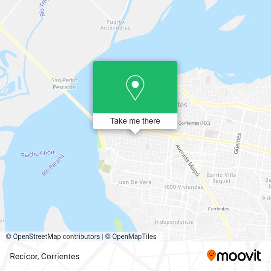 Recicor map