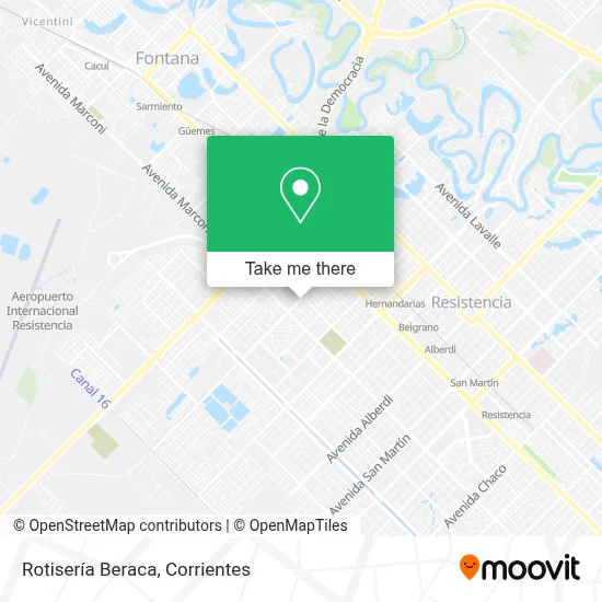 Rotisería Beraca map