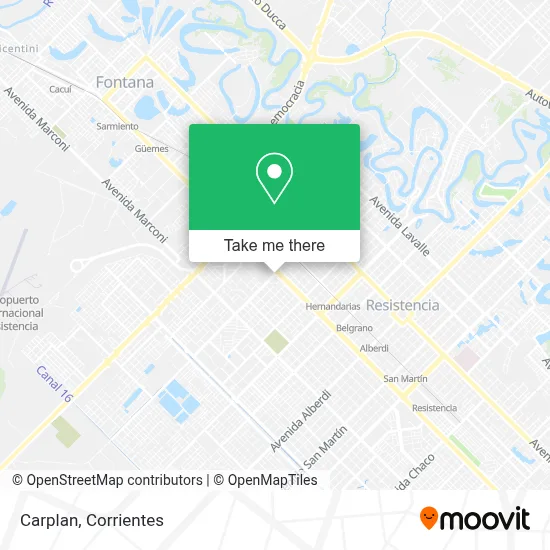 Carplan map