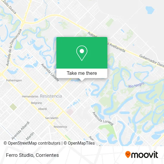 Ferro Studio map
