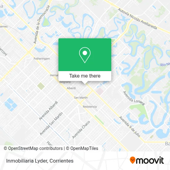 Inmobiliaria Lyder map