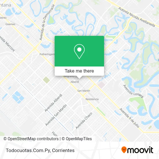 Todocuotas.Com.Py map