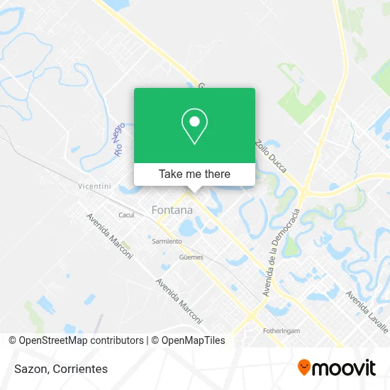 Sazon map