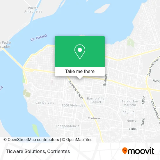 Ticware Solutions map