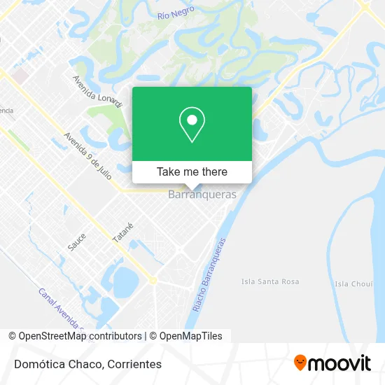 Domótica Chaco map