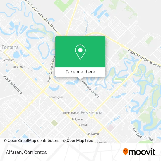 Alfaran map
