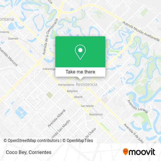 Coco Bey map