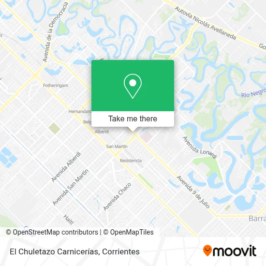 El Chuletazo Carnicerías map