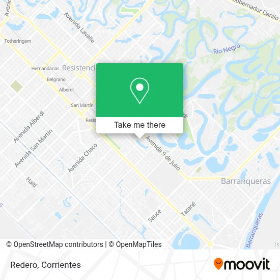 Redero map
