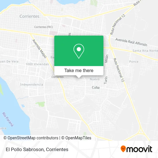 El Pollo Sabroson map