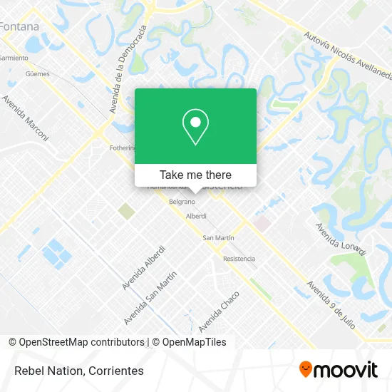 Rebel Nation map