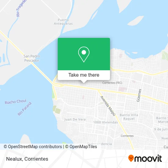 Nealux map