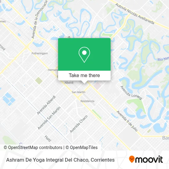 Ashram De Yoga Integral Del Chaco map