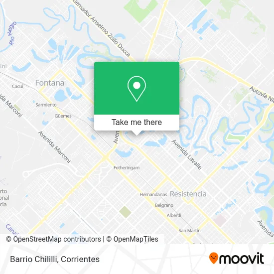 Barrio Chililli map