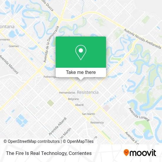 The Fire Is Real Technology map