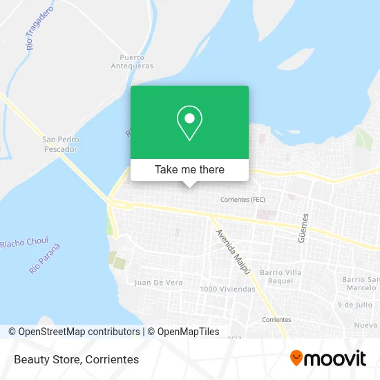 Beauty Store map