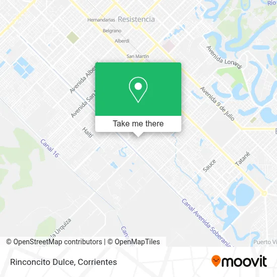 Rinconcito Dulce map