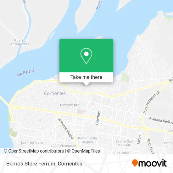 Berríos Store Ferrum map